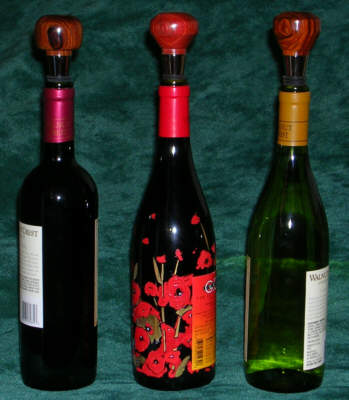 Winebottles with  Medium Stoppers